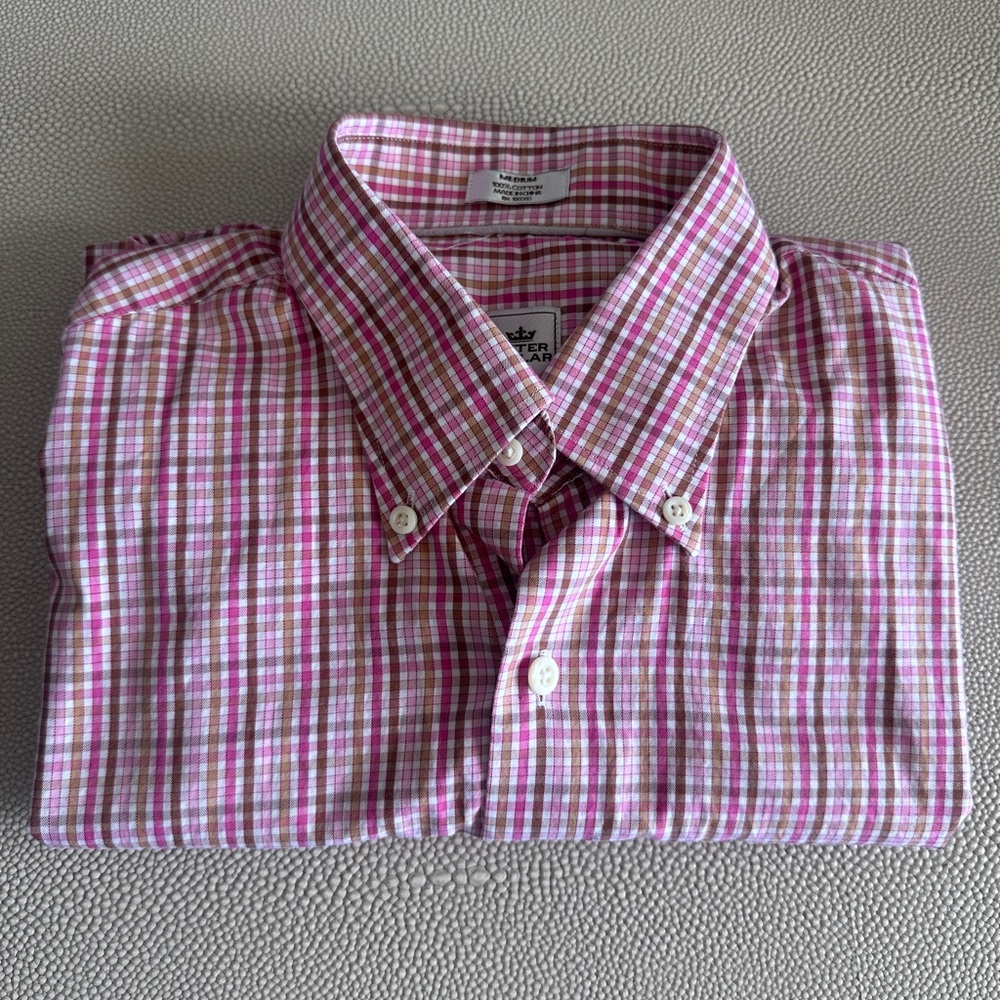 Peter Millar Short Sleeve Men’s Button Down Shirt